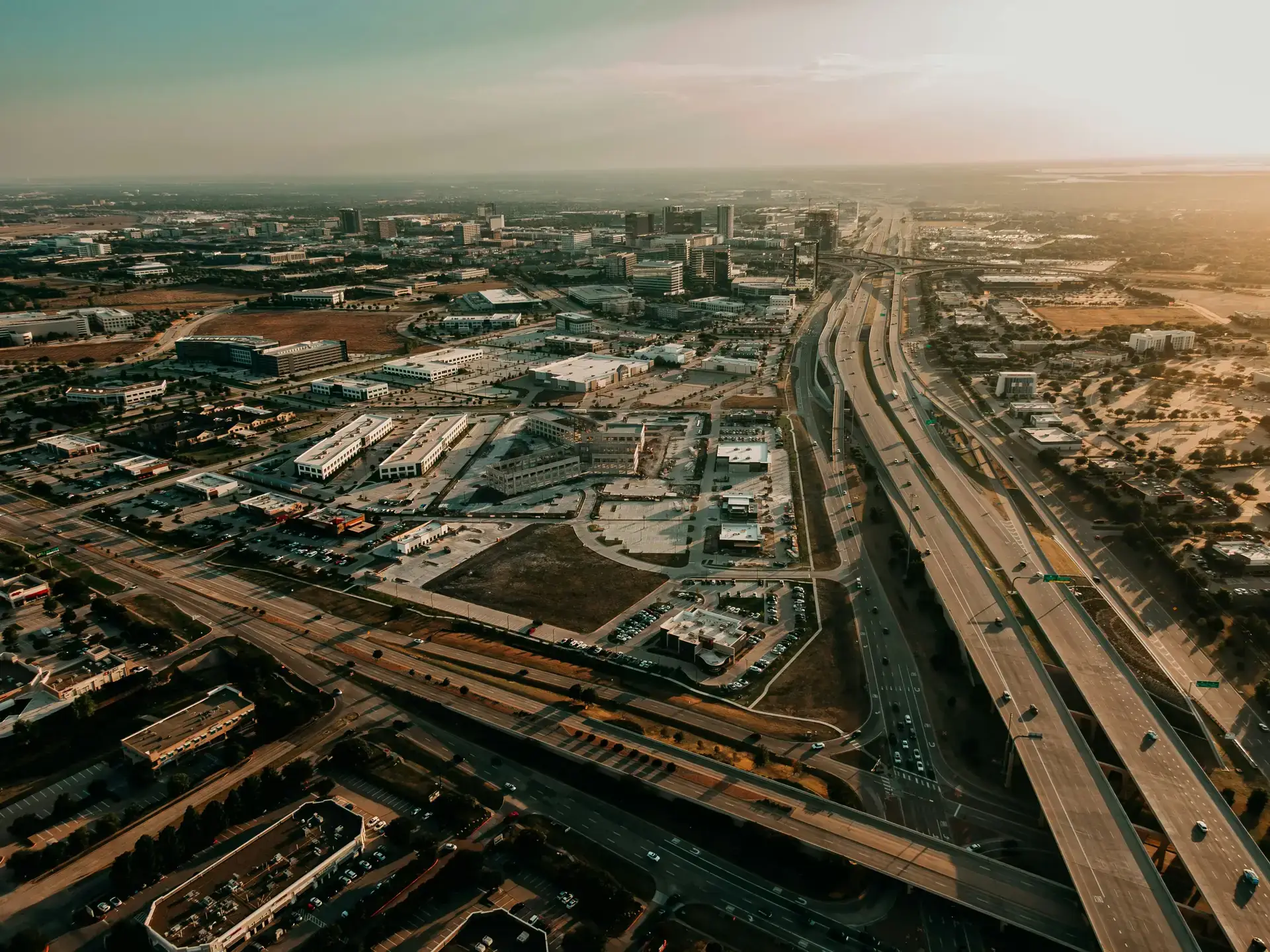 Frisco, Texas suburban city view